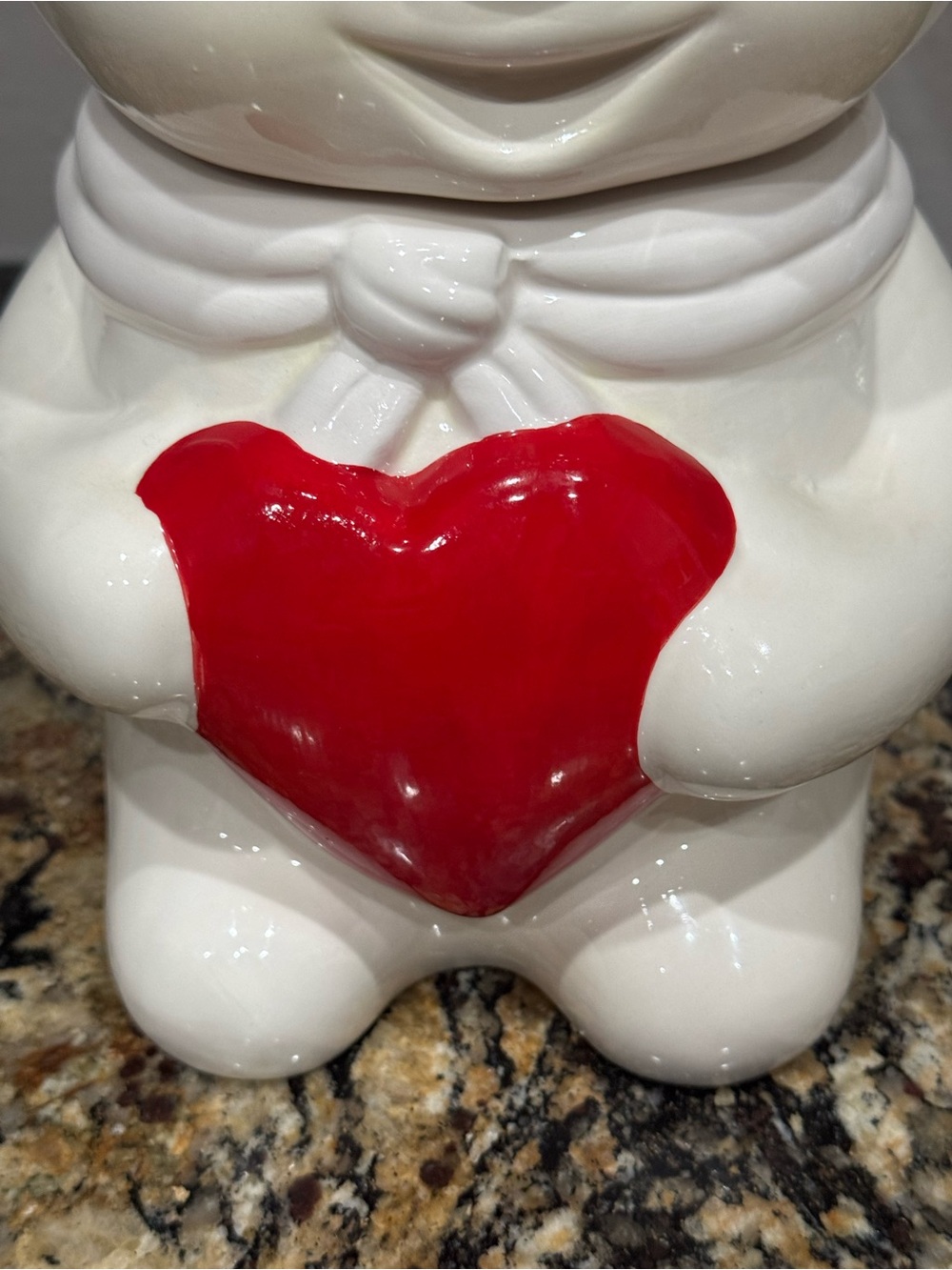 Pillsbury Doughboy "Add a Little Love" ceramic cookie jar - Picture 6 of 10